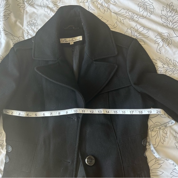 KENNETH COLE wool blend Coat size 8 classic tailored - Picture 8 of 8